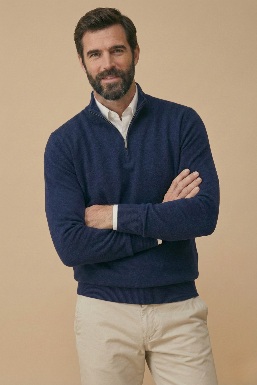 Image of Cyrus | Men's Quarter Zip Sweater
