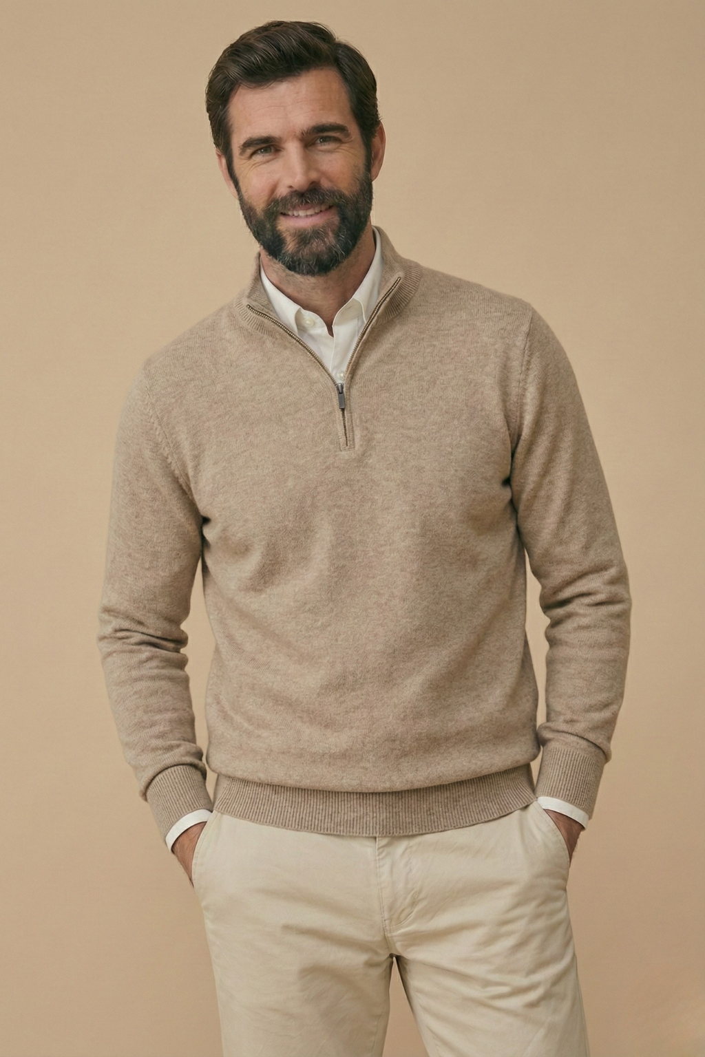 Image of Cyrus | Men's Quarter Zip Sweater