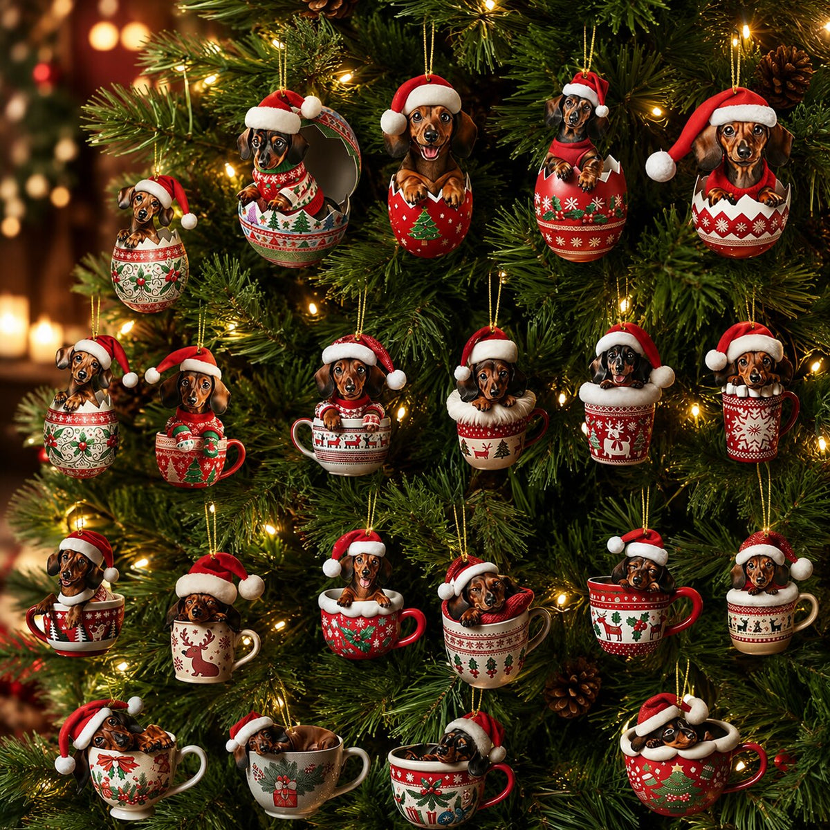 Dachshund Advent Calendar with 24 Dog-Themed Surprises