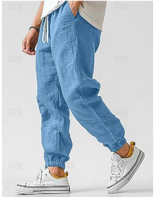 Image of Damon | Men's Drawstring Jogger Pants