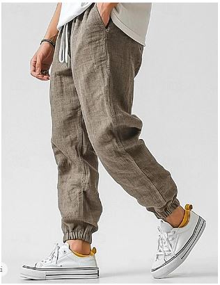 Image of Damon | Men's Drawstring Jogger Pants