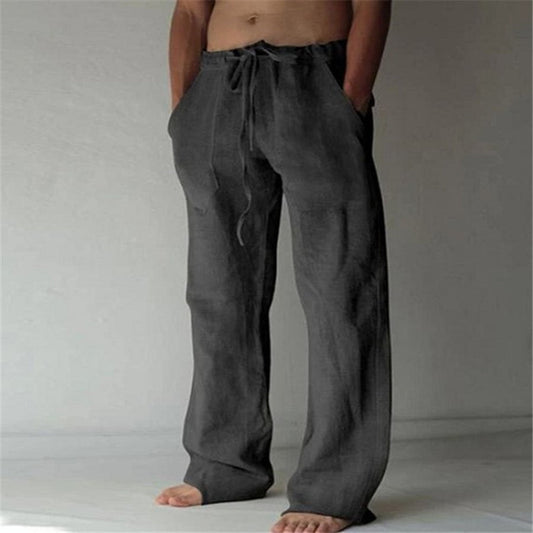 Image of Damon | Men's Drawstring Wide Leg Pants