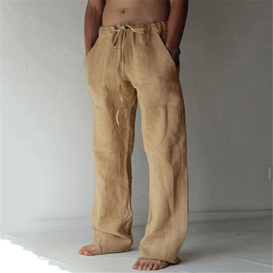 Image of Damon | Men's Drawstring Wide Leg Pants