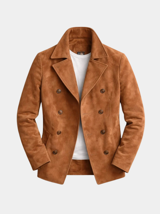 Image of Darrell | Men's Double-Breasted Pea Coat