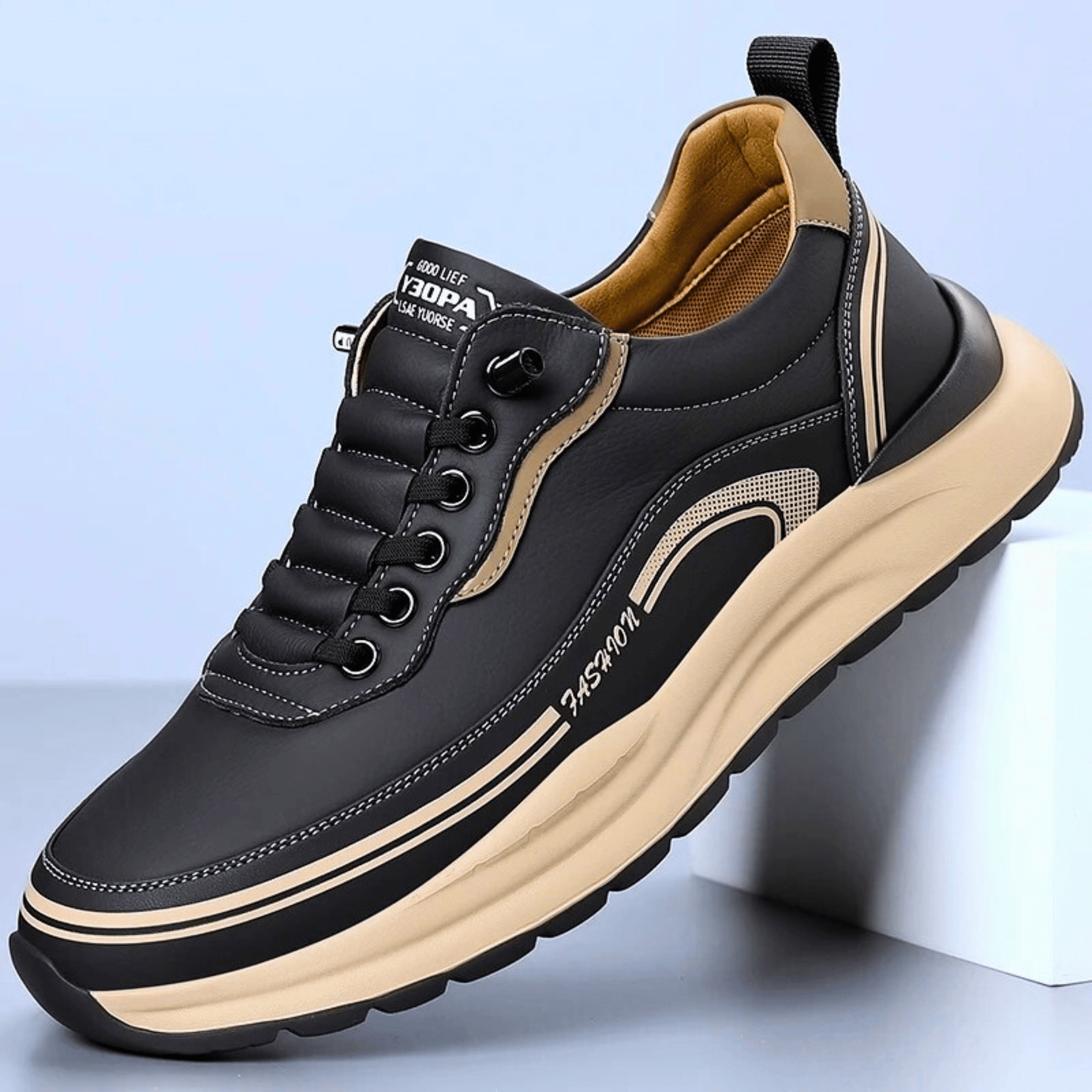 Image of Darryl | Men's Lace-Up Casual Sneakers