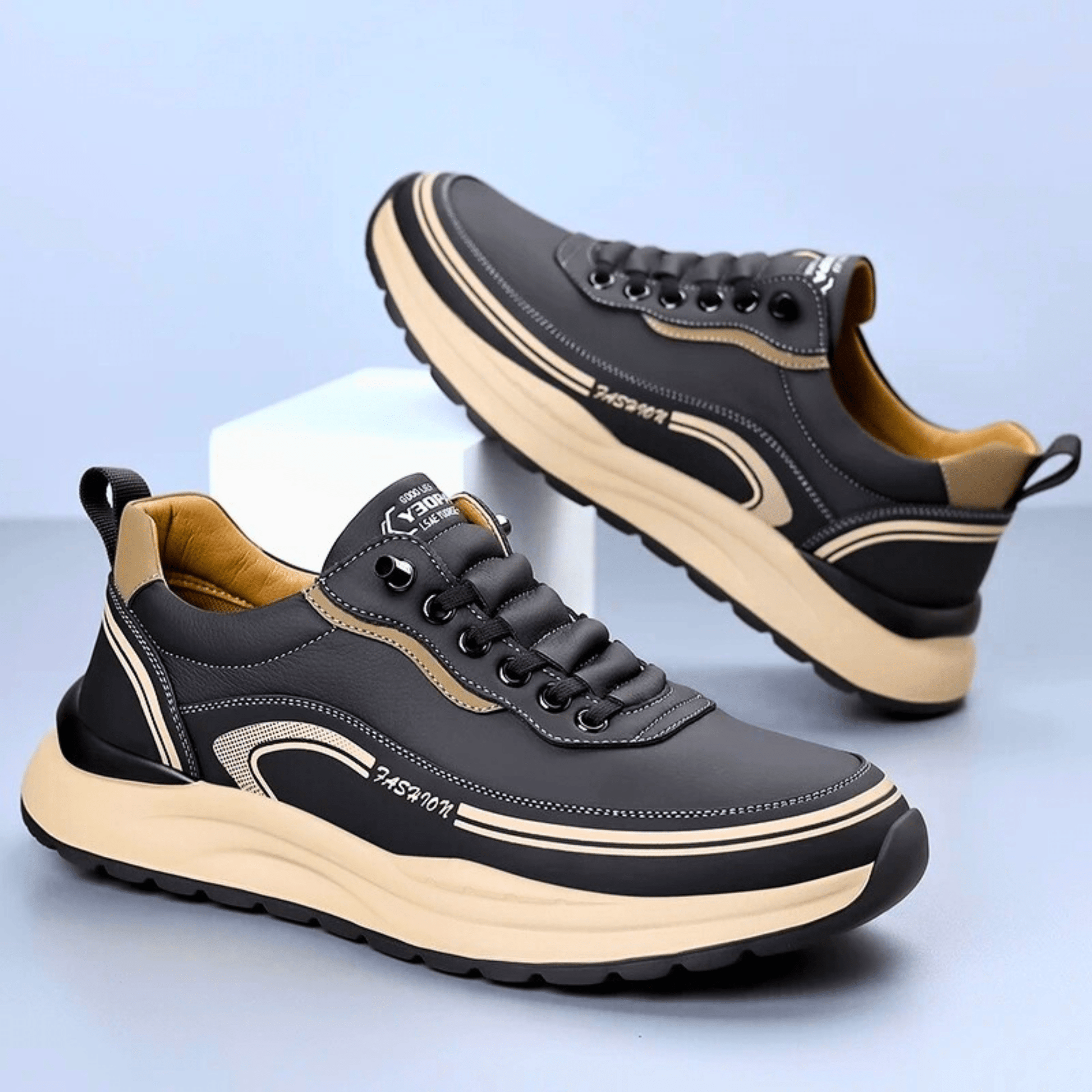 Image of Darryl | Men's Lace-Up Casual Sneakers