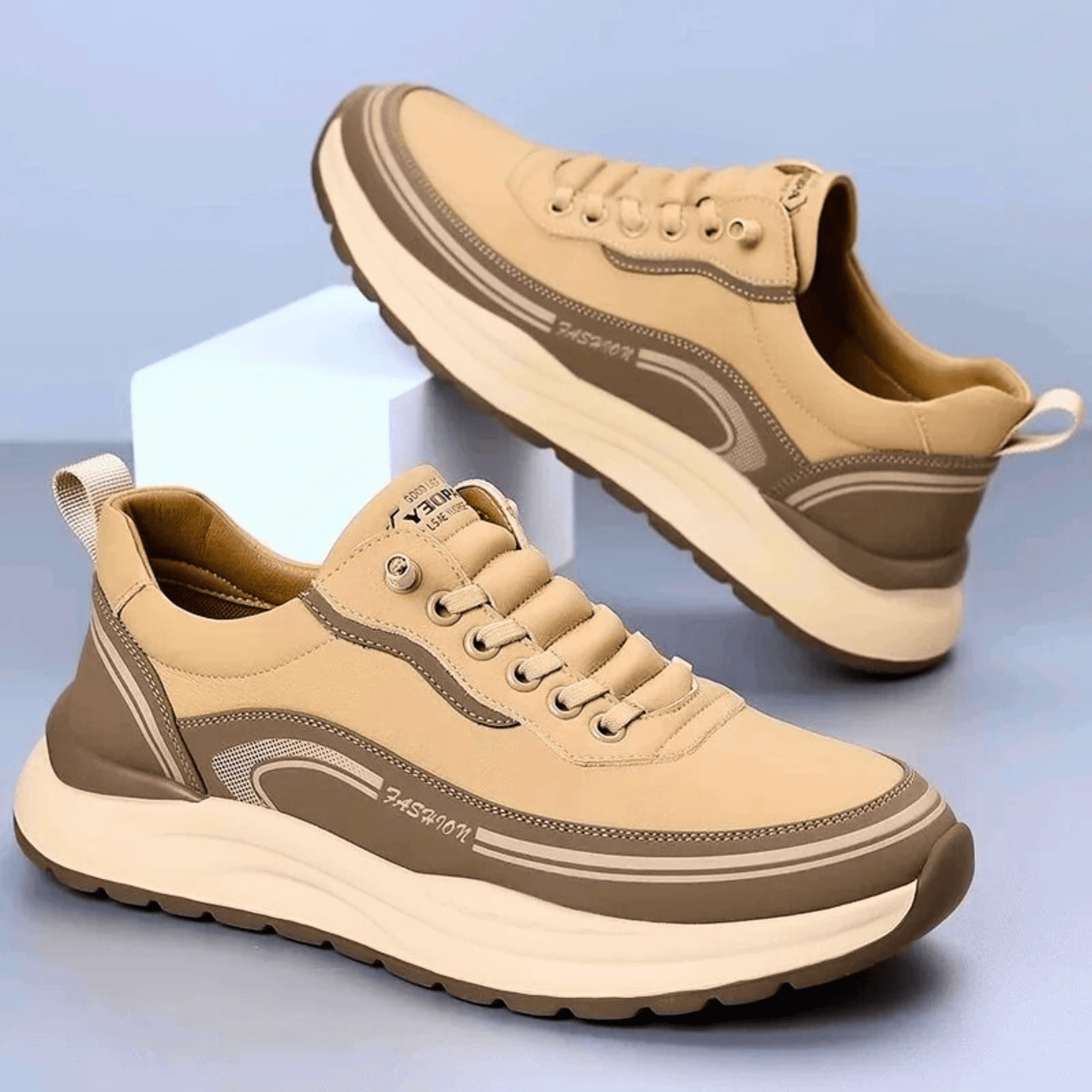 Image of Darryl | Men's Lace-Up Casual Sneakers