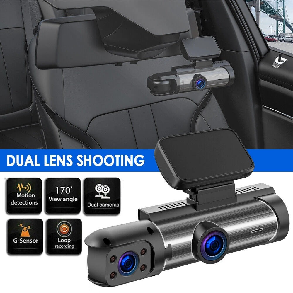 Dashcam Pro™ Full HD 1080P | Dual Lens, Safety and Crystal Clear Images