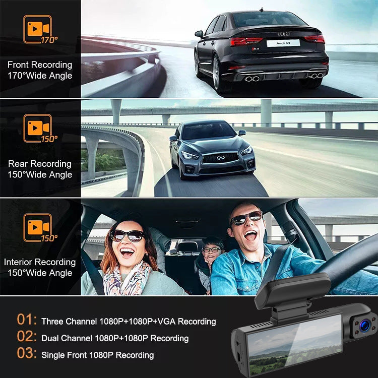 Dashcam Pro™ Full HD 1080P | Dual Lens, Safety and Crystal Clear Images