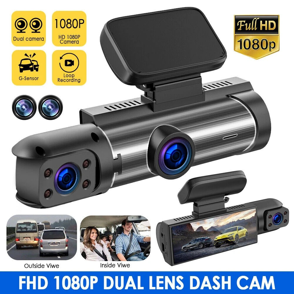 Dashcam Pro™ Full HD 1080P | Dual Lens, Safety and Crystal Clear Images