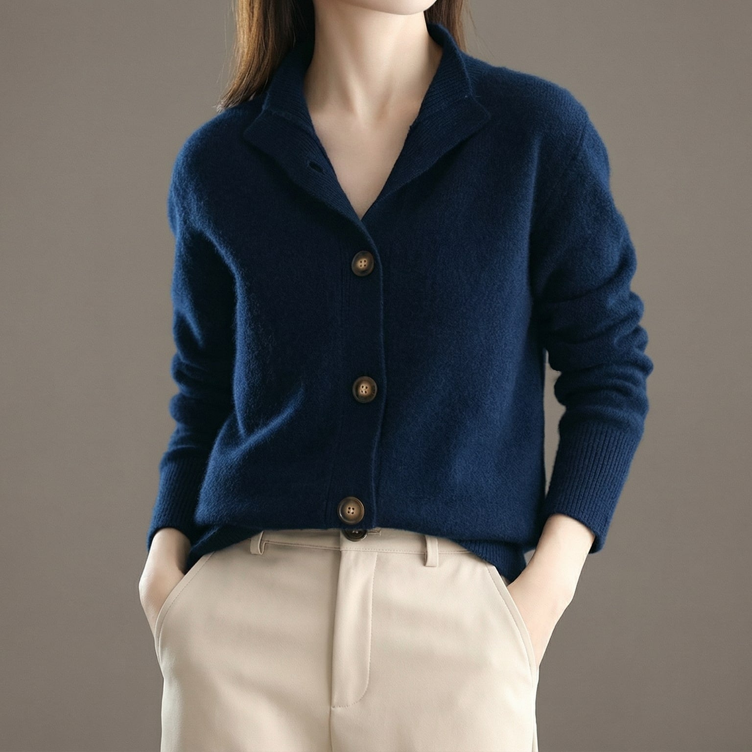 Image of Dawn | Women's Button-Front Collared Cardigan