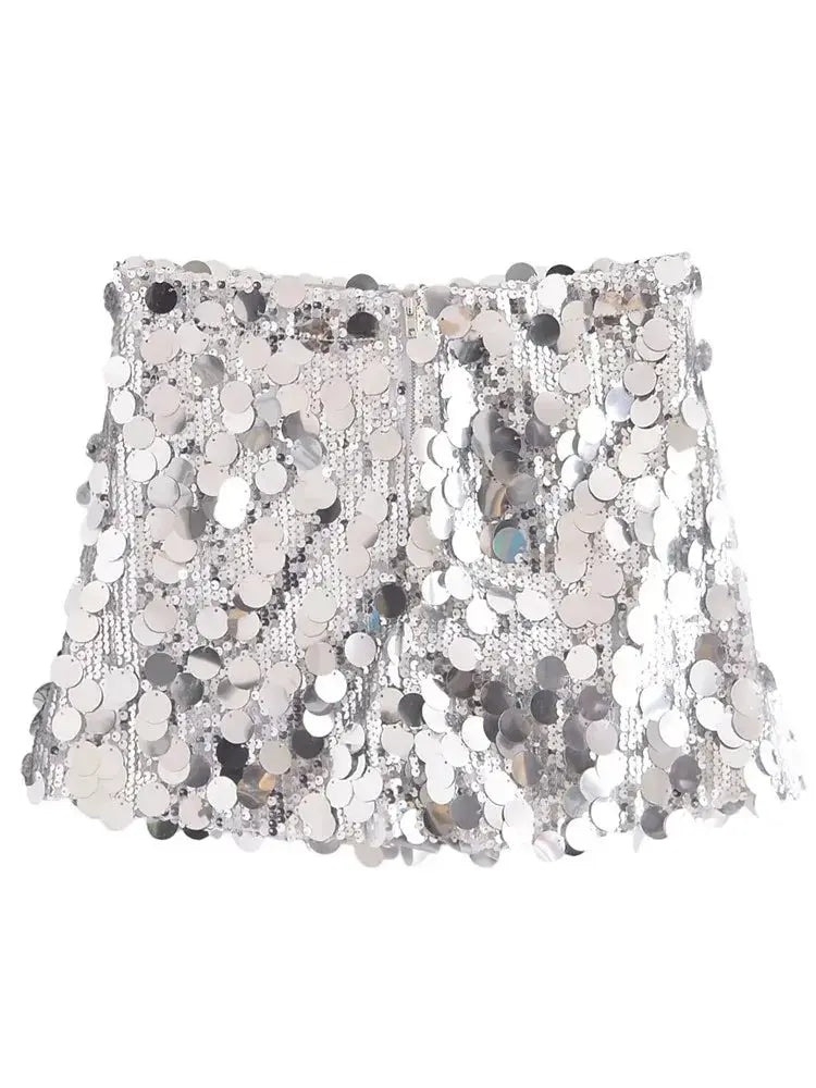Image of Dawn | Women's Sequin Mini Skirt