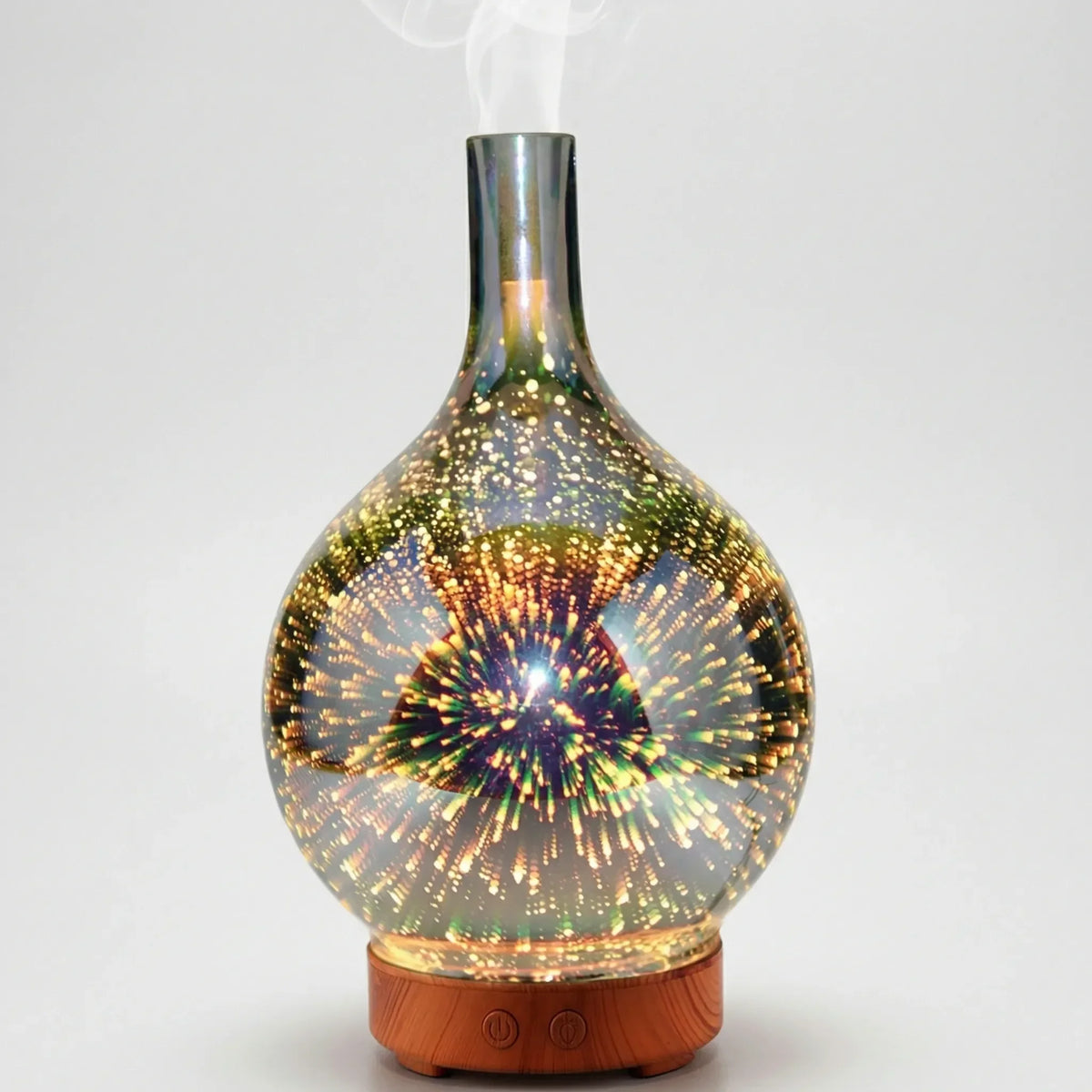 Decorative Ultrasonic Aroma Diffuser Vase with LED Lighting