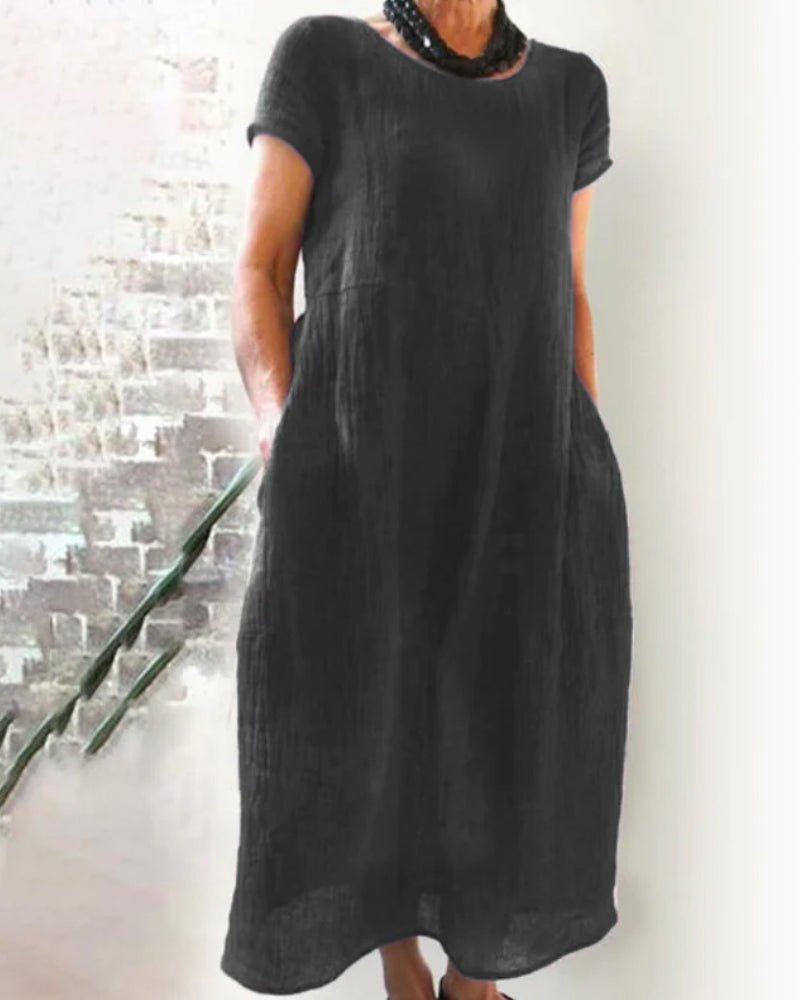 Image of Delilah | Women's Relaxed Fit Midi Dress