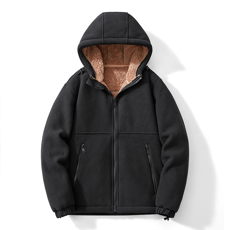 Image of Dennis | Men's Hooded Zip-Up Jacket