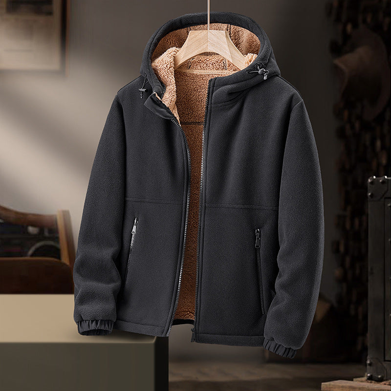 Image of Dennis | Men's Hooded Zip-Up Jacket