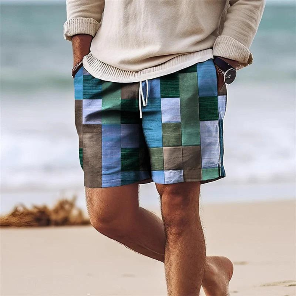 Image of Desmond | Men's Printed Casual Shorts