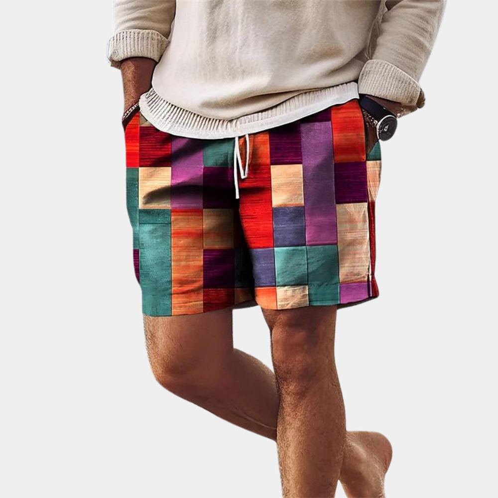 Image of Desmond | Men's Printed Casual Shorts