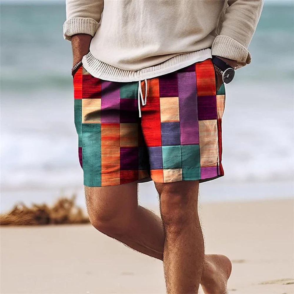 Image of Desmond | Men's Printed Casual Shorts