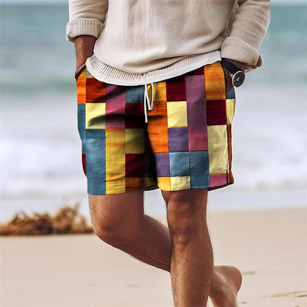 Image of Desmond | Men's Printed Casual Shorts