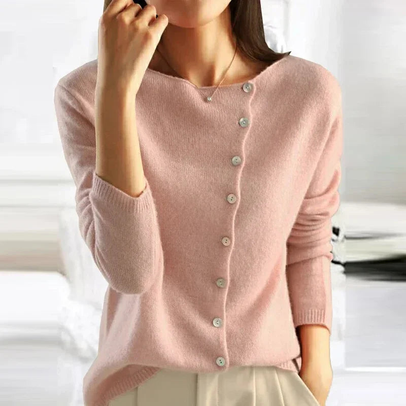 Image of Diana | Women's Button-Down Knit Cardigan