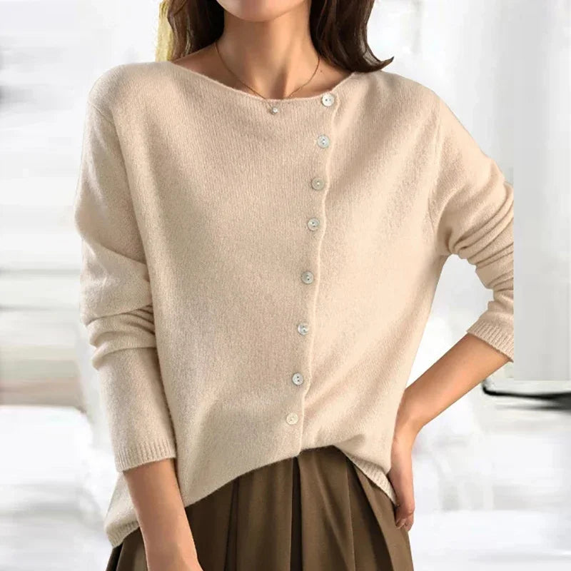 Image of Diana | Women's Button-Down Knit Cardigan