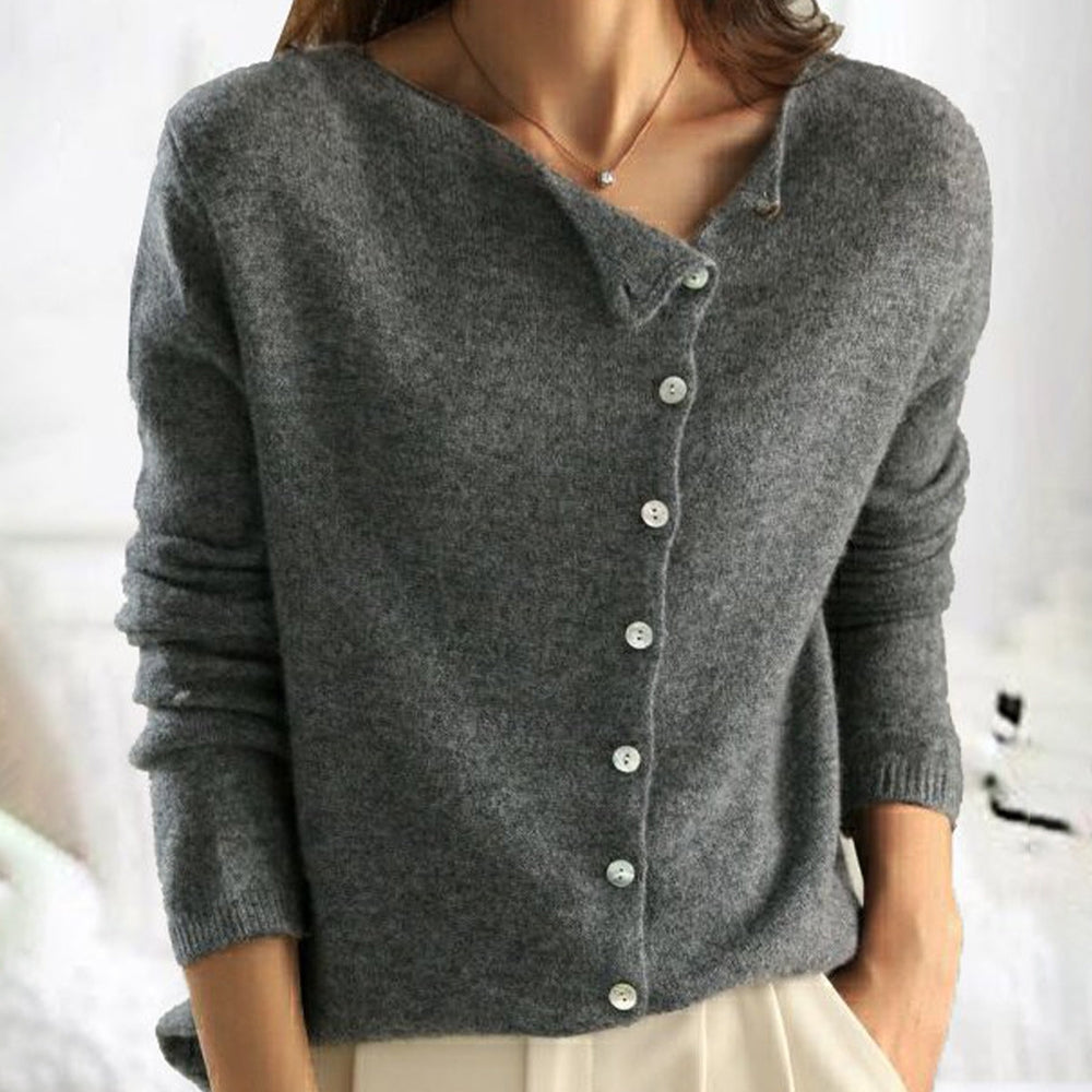 Image of Diana | Women's Button-Down Knit Cardigan