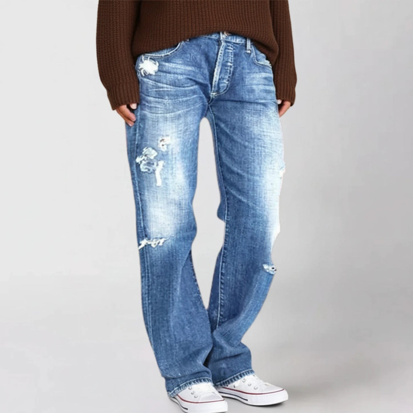 Distressed Denim Jeans for Women