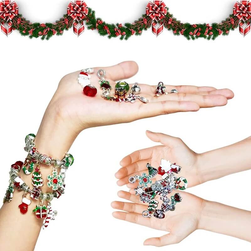 DIY Christmas Bracelet Advent Calendar for 24 Days of Creative Fun