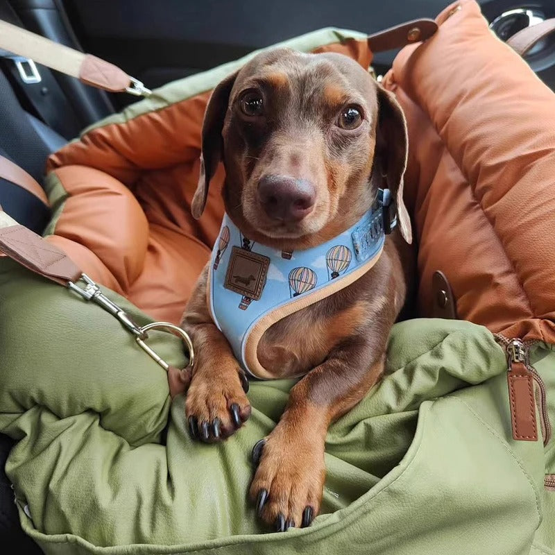 Dog Car Seat Comfort XL - Safe and Washable