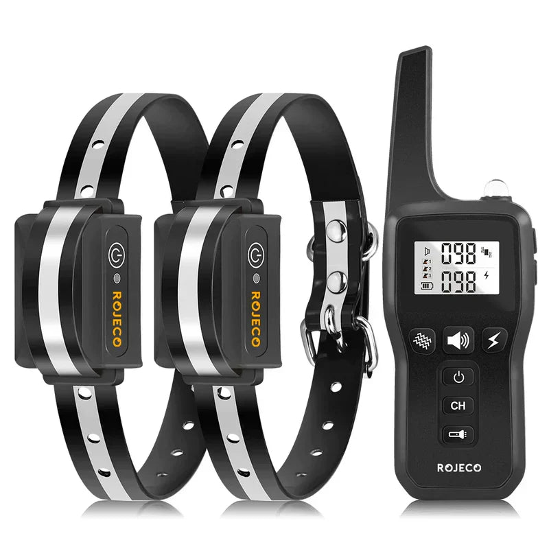 Dog Training Collar with 1000m Range – Black & Orange