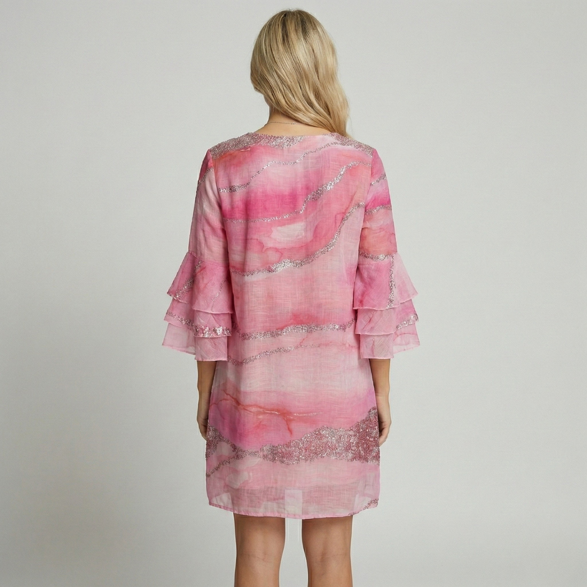 Image of Donna | Women's V-Neck Mini Dress