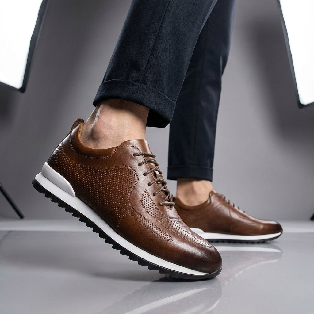 Image of Dorian | Men's Lace-Up Casual Sneakers