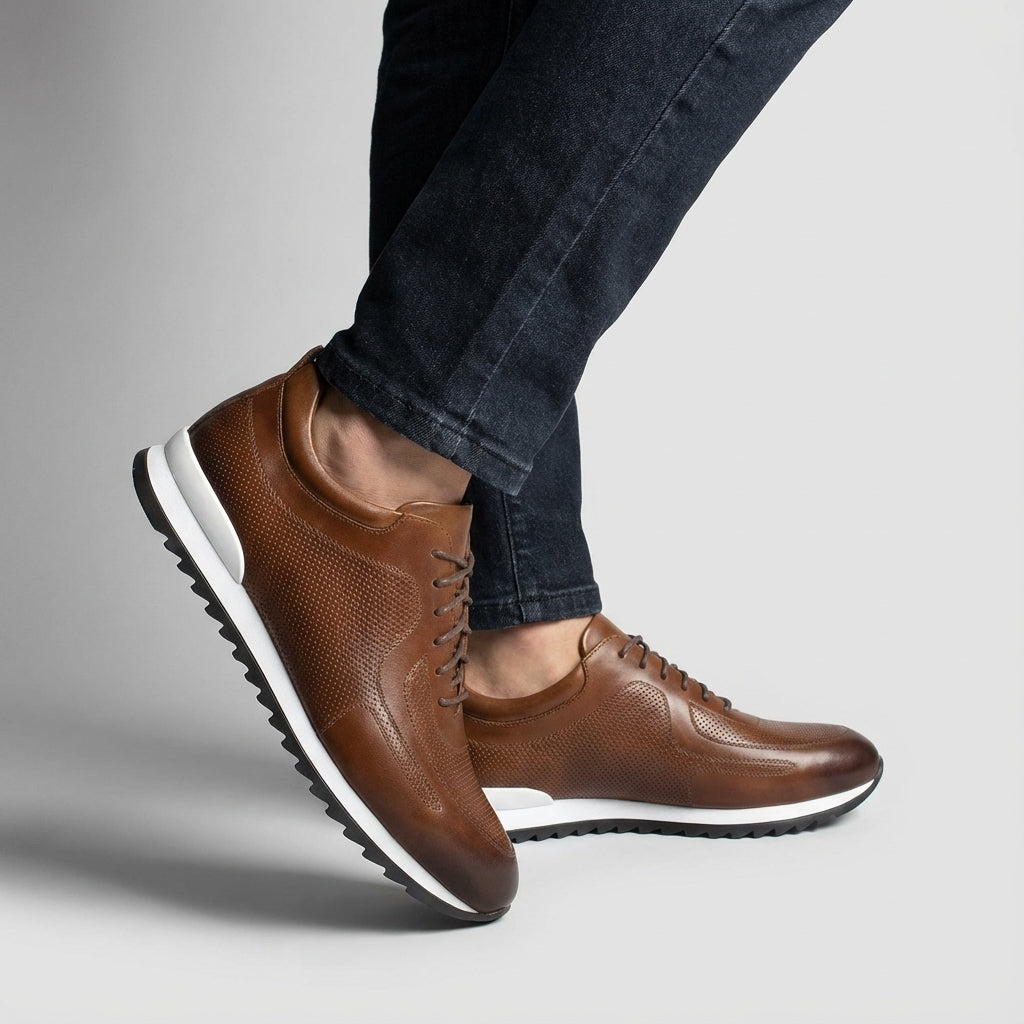 Image of Dorian | Men's Lace-Up Casual Sneakers