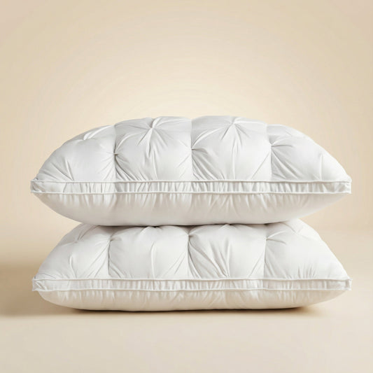 Down Pillow | Soft Support Like in a Hotel | Breathable Cotton Cover | FeatherDream