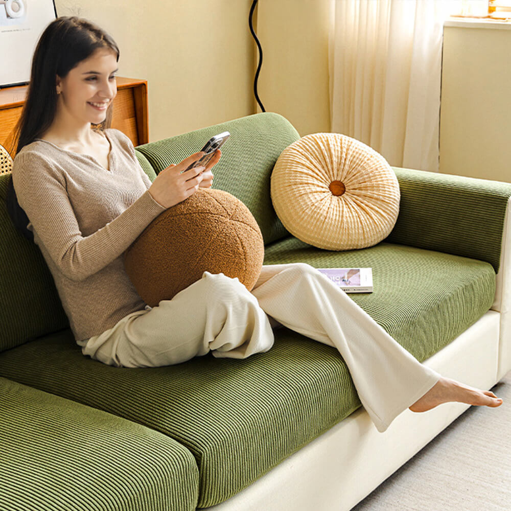 Durable Velvet Sofa Cover - Elastic and Modern