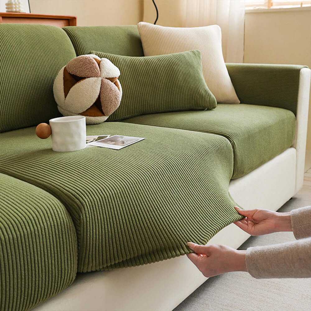 Durable Velvet Sofa Cover - Elastic and Modern