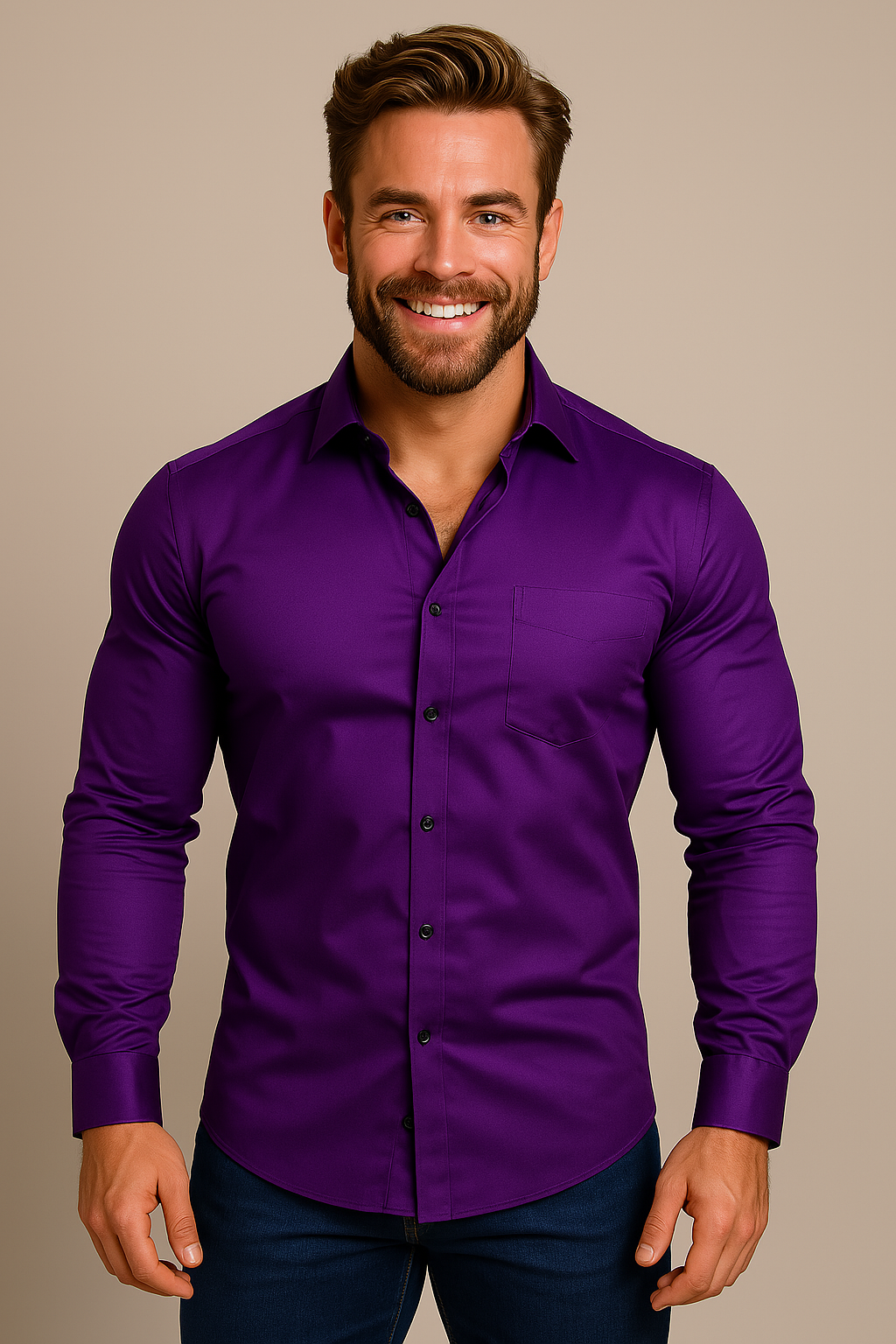 Image of Easton | Men's Button-Down Dress Shirt
