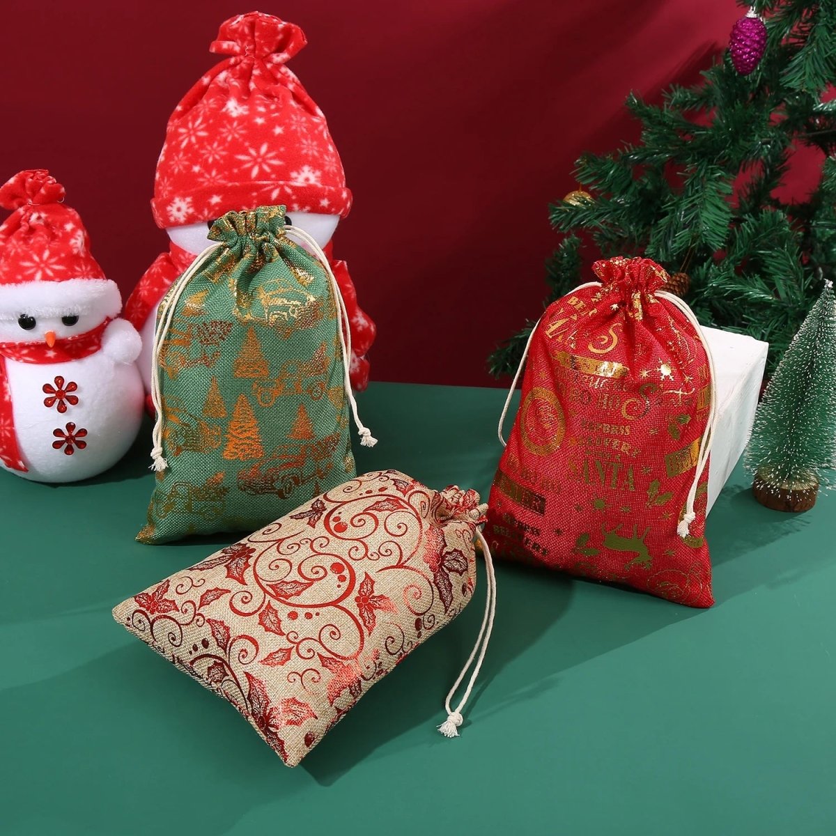 Eco-Friendly Fabric Christmas Gift Bag