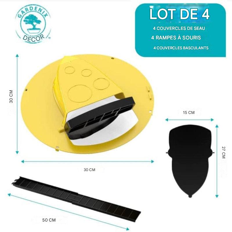 Eco-Friendly Mouse Traps - Bucket Lid Set of 4