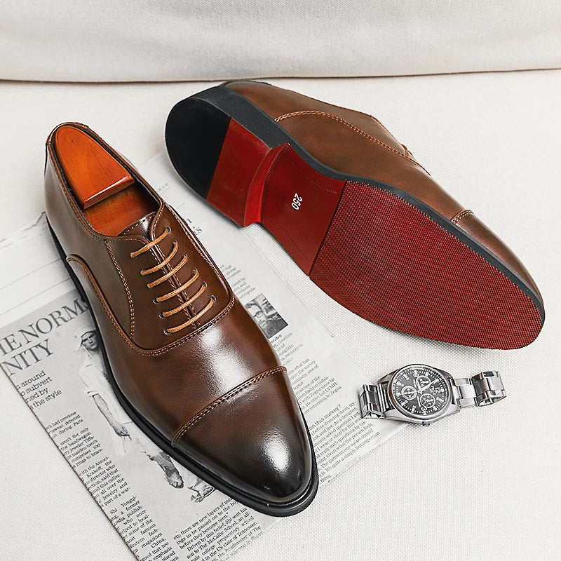 Eco-Leather Oxford Shoes