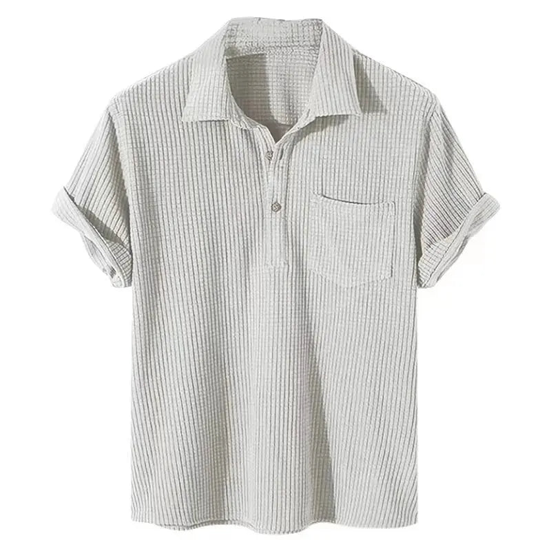 Image of Edison | Men's Short Sleeve Camp Collar Shirt