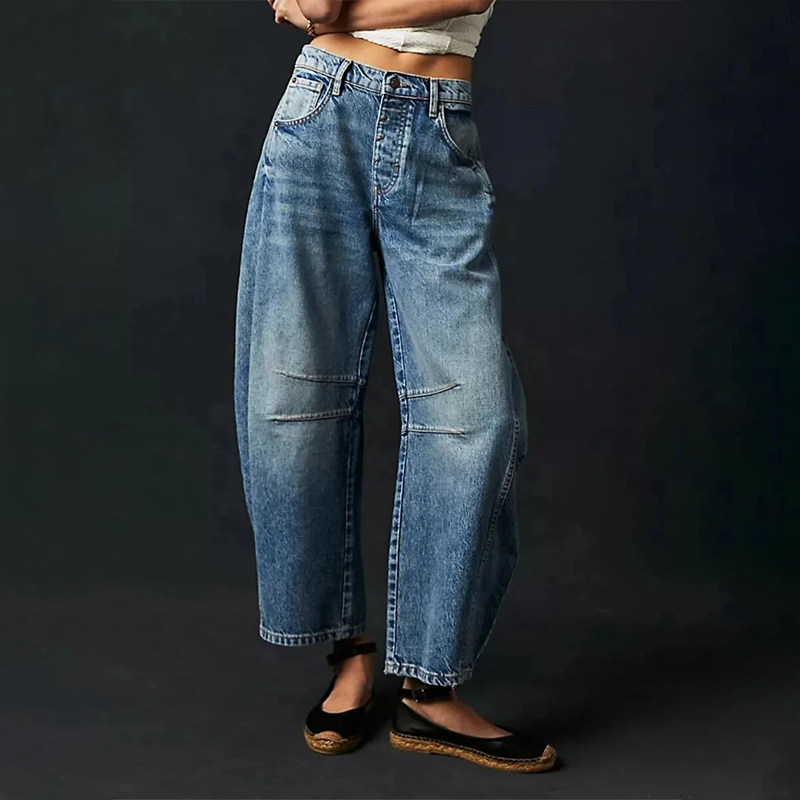 Image of Edith | Women's High-Waisted Wide Leg Pants