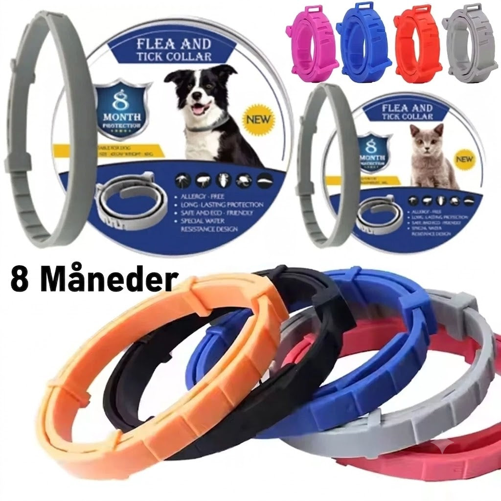 Effective Flea Collar for Cats & Dogs – 8 Months of Protection