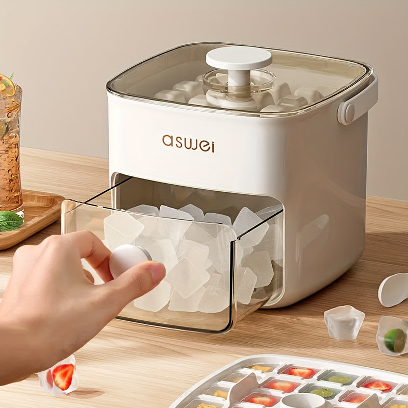 Efficient Ice Maker for Ice Cubes and Balls