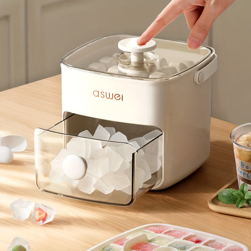 Efficient Ice Maker for Ice Cubes and Balls