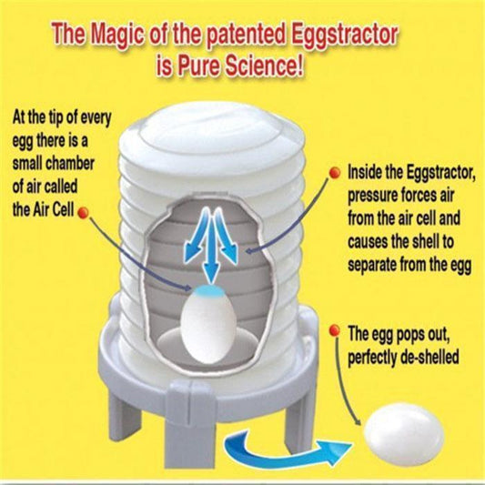 Effortless Hard-Boiled Egg Peeler Tool