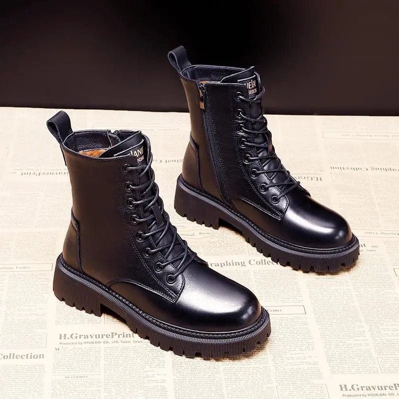 Elegant Black Leather Boots for Perfect Comfort and Style