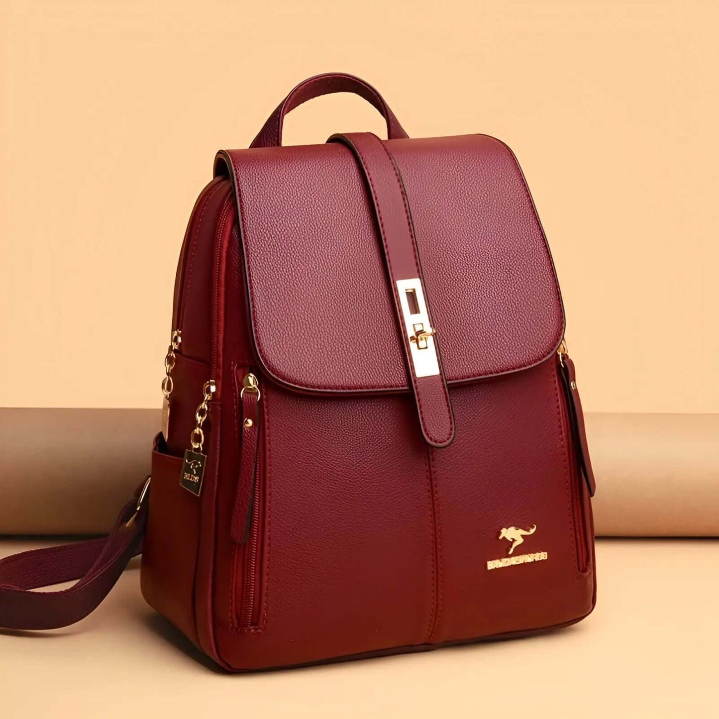 Elegant Leather Backpack for Women