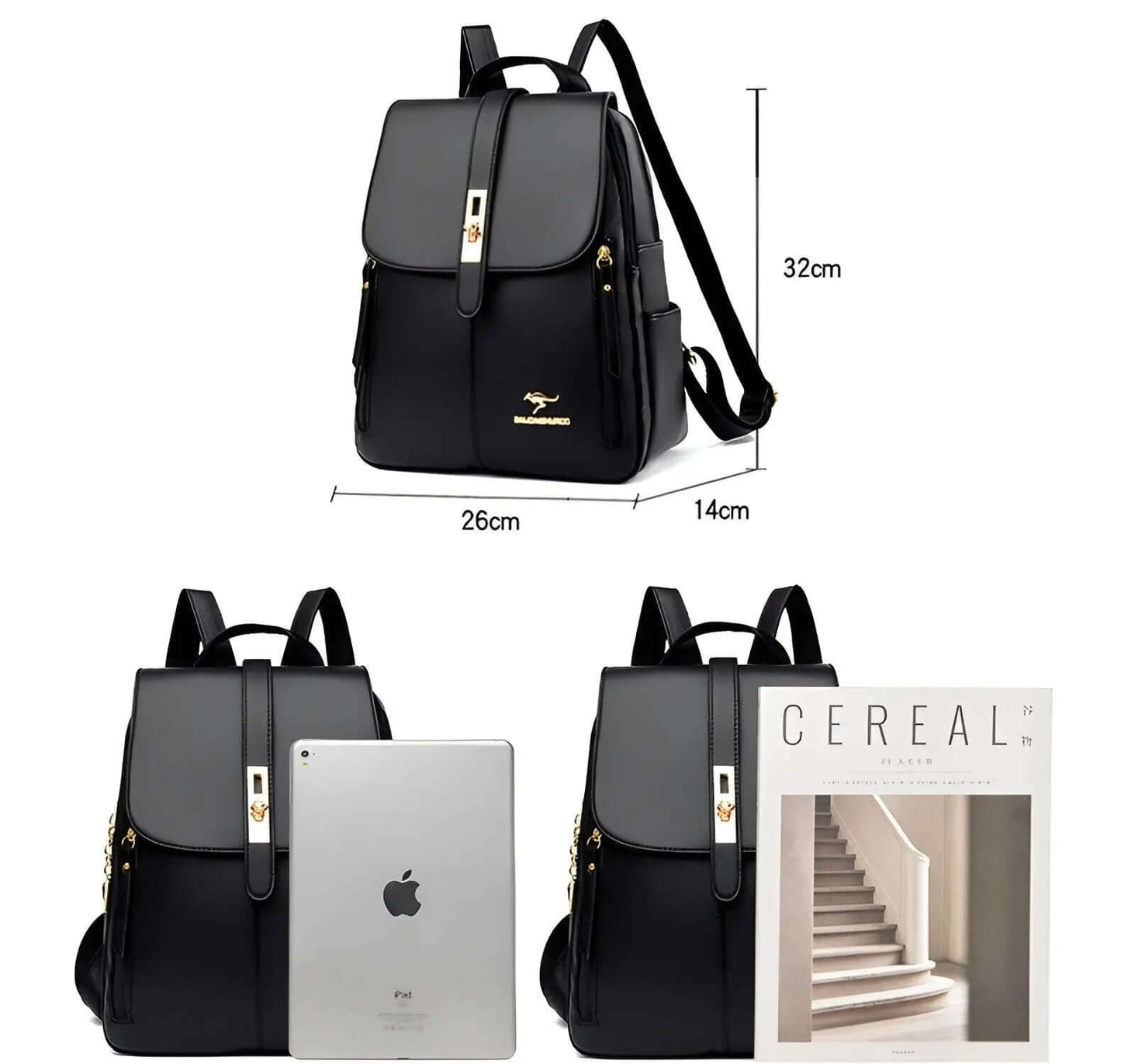 Elegant Leather Backpack for Women